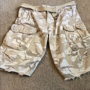 Armani Exchange Camo Cargo Shorts